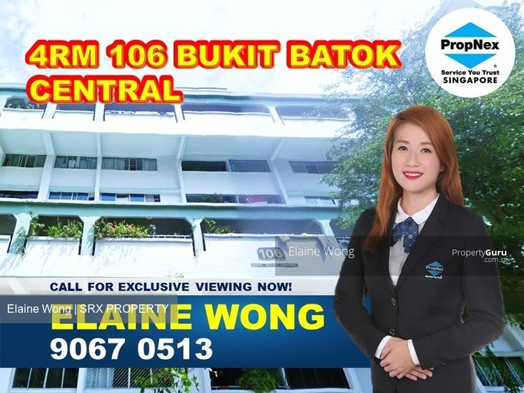 Blk 106 Bukit Batok Central (Bukit Batok), HDB 4 Rooms #179851162